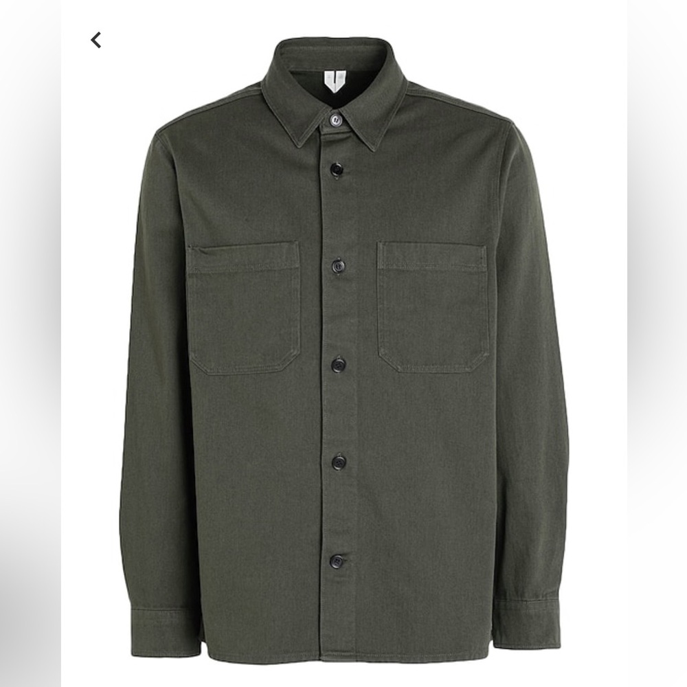 ARKET Men's Cotton Twill Overshirt